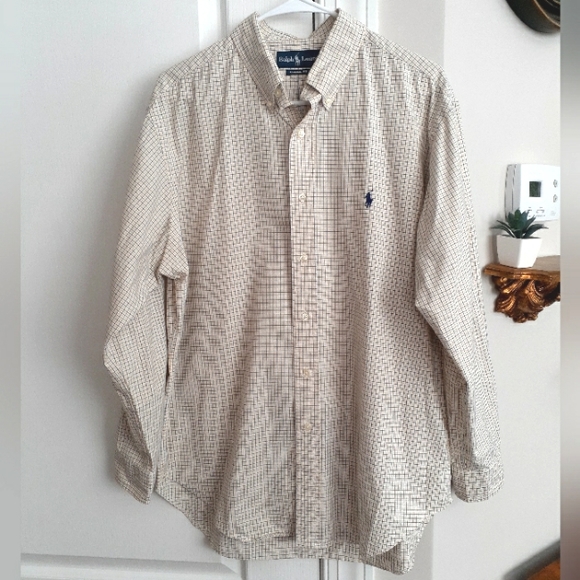 Ralph Lauren Polo Long Sleeved Button Down, Sz 16.5/ 32-33 - Picture 2 of 7